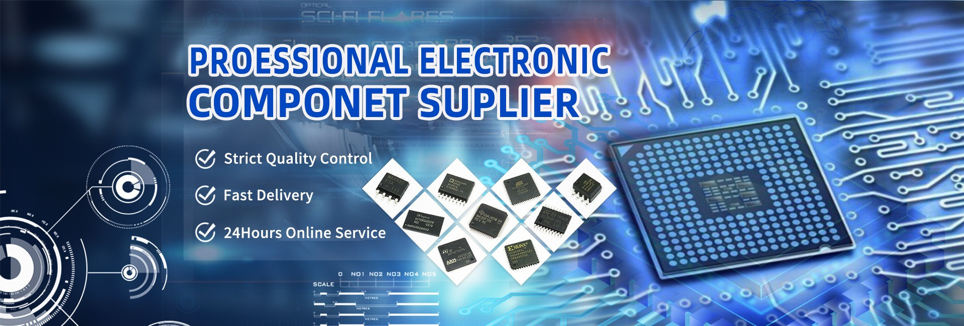 คุณภาพ ไอซีชิ้นส่วนอิเล็กทรอนิกส์ โรงงาน